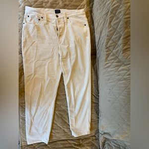 JCrew Corduroy Off White Pants Size 30/10P
